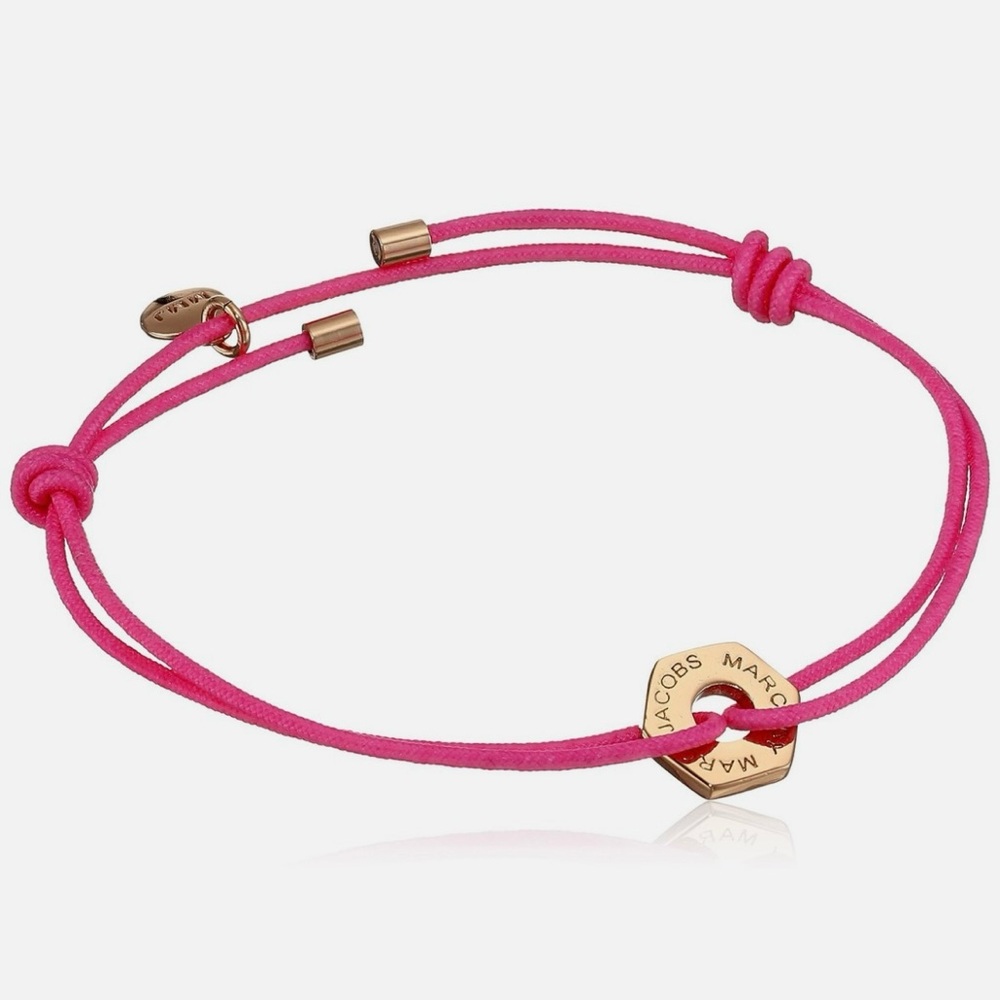 NWT Marc By Marc Jacobs Pink Bracelet with Gold Accents